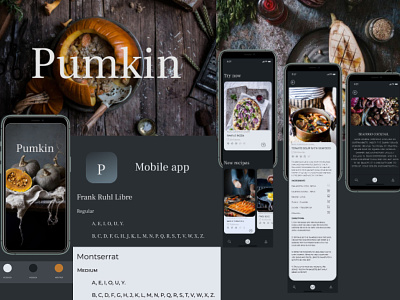 Pumkin app design ui ux