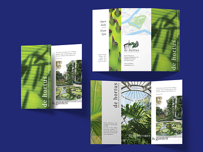 Hortus Botanicus Amsterdam - Brochure brochure brochure design design graphic design print design