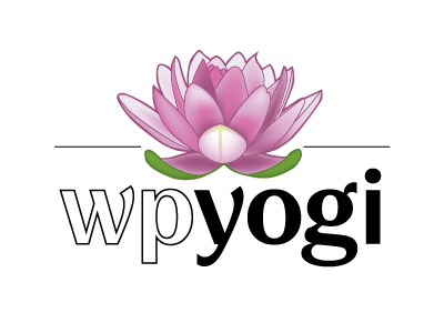 WP Yogi flower illustration lotus flower pink