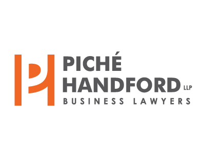 Piché Handford Business Lawyers logo h law firm negative space p