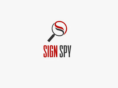 Logo "SIGN SPY" art graphic design illustration logo vector