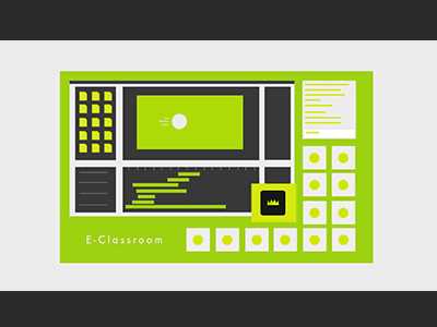 Online Classroom animated gif mograph mentor motion graphics online school