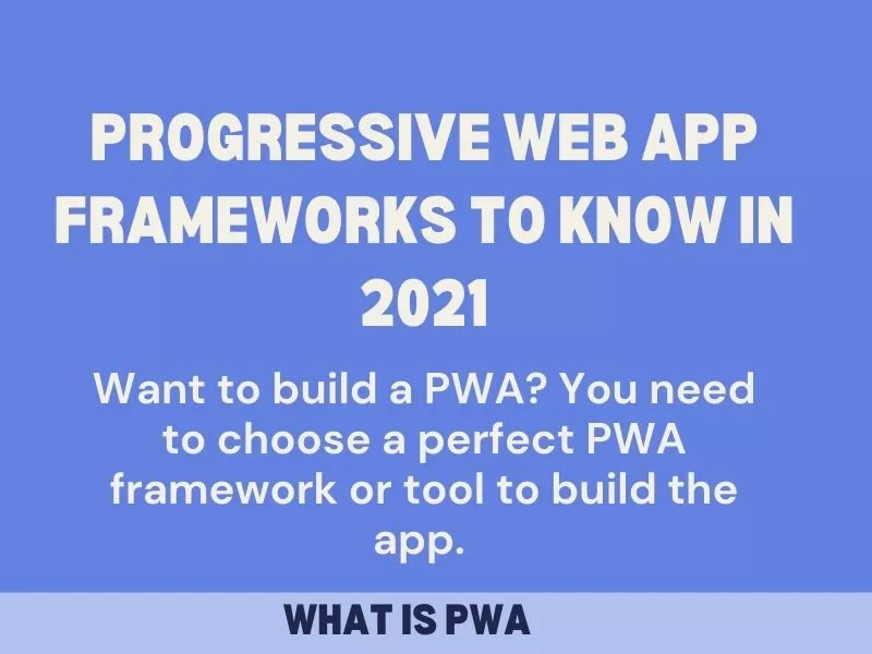 Progressive Web App Frameworks To Know In 2021 By Emily White On Dribbble