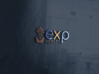 Exp realty logo branding business card graphic design icon logo logodesign social media banner