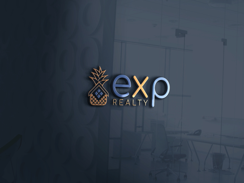 Exp Realty Logo By Usman Ahmad On Dribbble   Mockup 1 