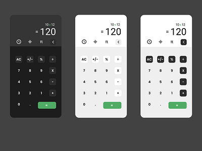 Daily UI 004 - Calculator android calculator daily ui design iphone mobile design ui ux