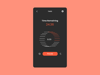 Daily UI 014 - Countdown Timer app countdown countdown timer daily ui daily ui 014 daily ui 14 dark mode design mobile time timer ui