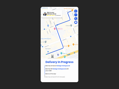 Daily UI 020 - Location Tracker