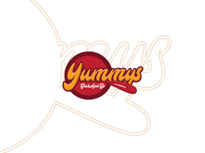 Yummys fast foods - Logo proposal fast food letters logo logotype proposal vibrant