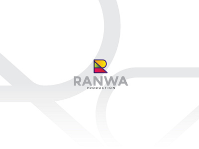 RANWA PROD - Logo Concept proposal agency colors concept for sale logo logotype monogram production proposal r