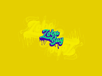 ZOBABAY - LOGO CONCEPT 3d concept graffiti logo modern splatter