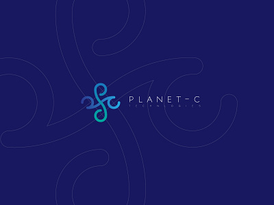 PlanetC - LOGO concept flat golden ration gradient logo modern new sale student sympole tech unused