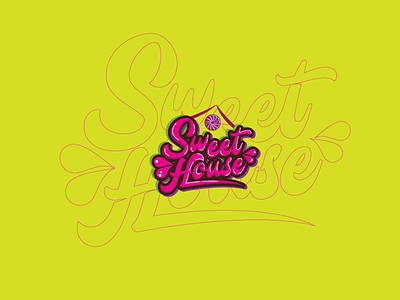 SweetHouse logo - LOGO concept aesthetic classic explore flat idea letters logo minimal monocolor simple trendy typography