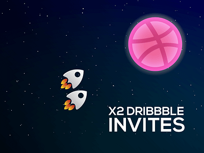 X2 Dribbble Invites