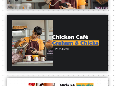 Chicken Café – Pitch Playoff branding café chicken pitch presentation