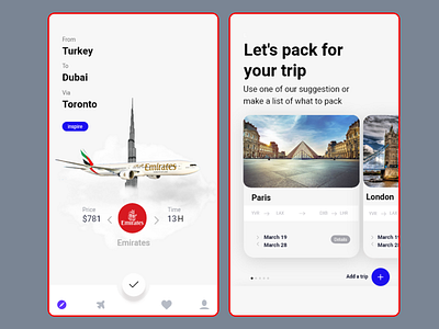 Fly Emirates App Redesign