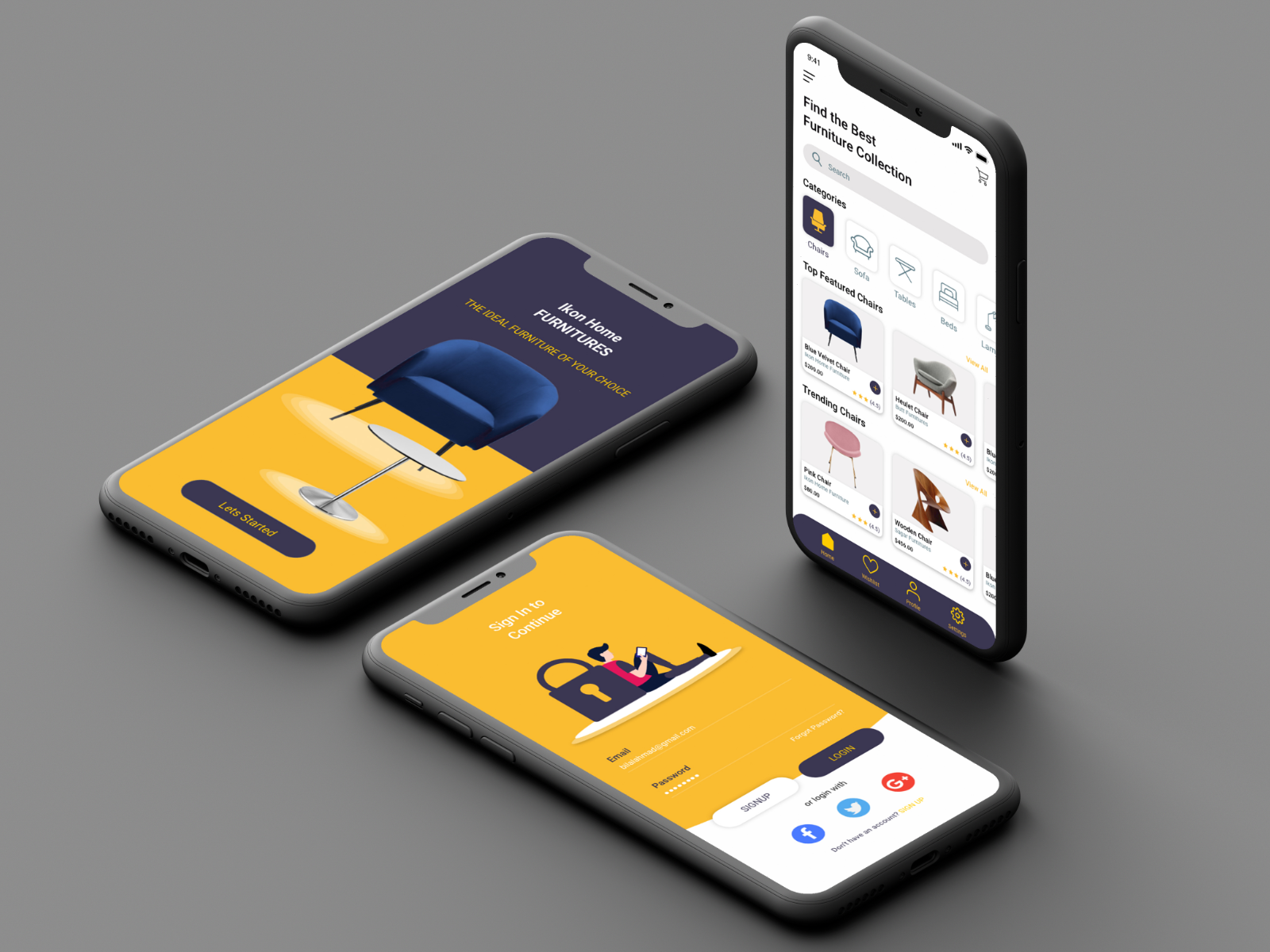 Furniture Buy and Sell App by Bilal Ahmad on Dribbble