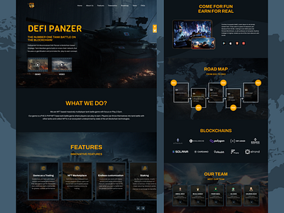 Defi Panzer Website Design