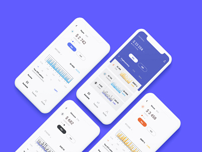 Money Exchange Graph app app design ui