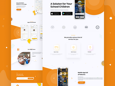 Vano Parents App design ui web