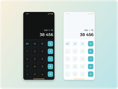 Calculator 004 app calculator dailyui product design ui