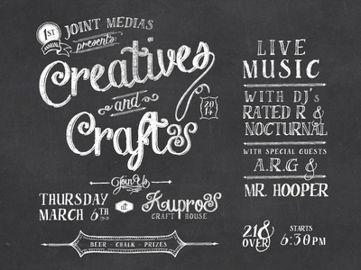 chalkboard layout