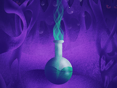 Potion dark elixir green halloween poison potion purple shadow spooky toxic