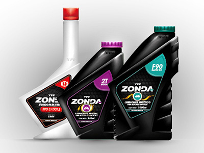 Zonda - Product Family bottle branding illustration lubricante motor oil oil packaging redesign