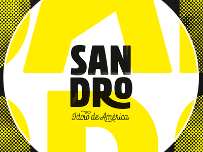 Sandro, Ídolo de América book coffe table book cover design editorial editorial design graphic illustration logo