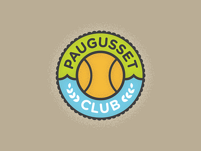 Paugusset Club club fitness grass logo swimming tennis water