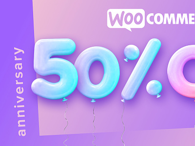 Woocommerce Anniversary Promo 50 anniversary birthday discount promo sale woo woocommerce
