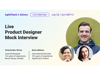 👋 Mock 💬 Interview design designer interview mockinterview productdesigner ui ux