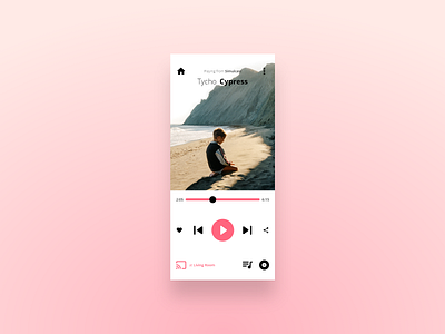 DailyUI Challenge #9 app dailyui design music music player song ui ux