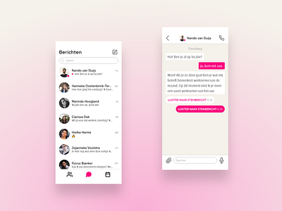 DailyUI #13 - Direct Messaging App