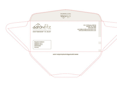 Aaron Fitz branding construction envelope design