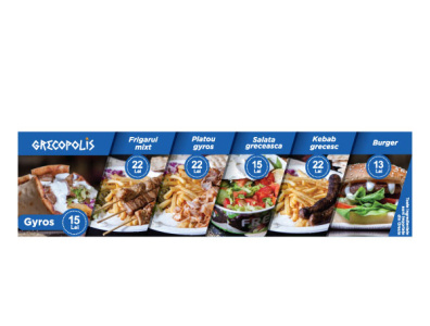 Grecopolis banner design food greece greek restaurant branding