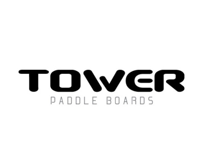 Tower branding design logo paddle board vector water