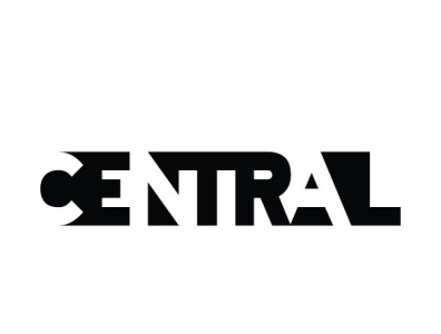 Central design film logo media vector