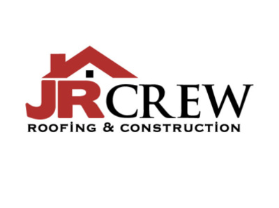 JR Crew branding construction logo design logo roofing vector
