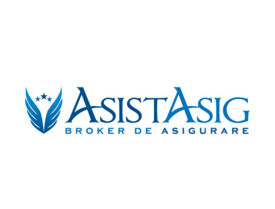 AsistAsig asigurari assurance branding broker design logo vector