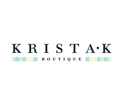 Krista K Boutique boutique branding design fashion logo vector