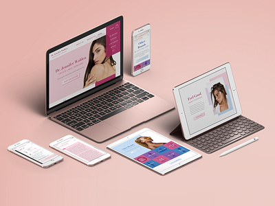 Dr Jennifer Walden Skincare & Supplements branding design ui ux web design