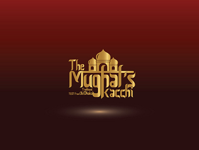 The Mughal's Kacchi Logo branding design graphic design illustration logo typography vector