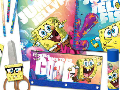 SpongeBob Walgreens Stationary for "Back-To-School" 2014