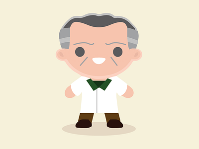 Walter Bishop, Fringe character character illustration cute fox fringe illustration vector walter bishop