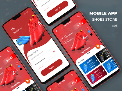 Mobile App - Shoes Store