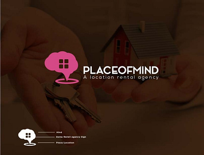 Place of Mind logo design brand design brandidentity branding concept creative design google graphic design logo design placeofmind places unique