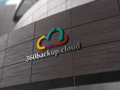 360backup.cloud branding clean concept creative design graphic design icon logo unique vector