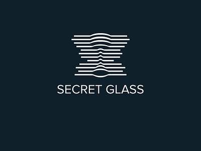Secret Glass brand design brandidentity branding clean concept creative design glass glassy graphic design logo unique