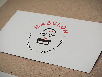 Basulon Food Truck burger face food food truck hamburger logo sandwich